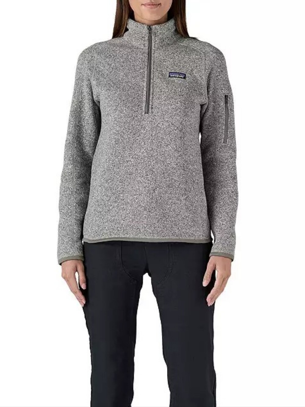 Patagonia Half Zip Fleece Heather Gray Better Sweater - Picture 5 of 12